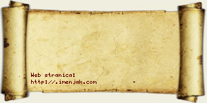 Hana Krsmanić vizit kartica